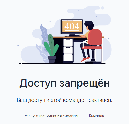 Страница «Доступ запрещён» в ScanSuite